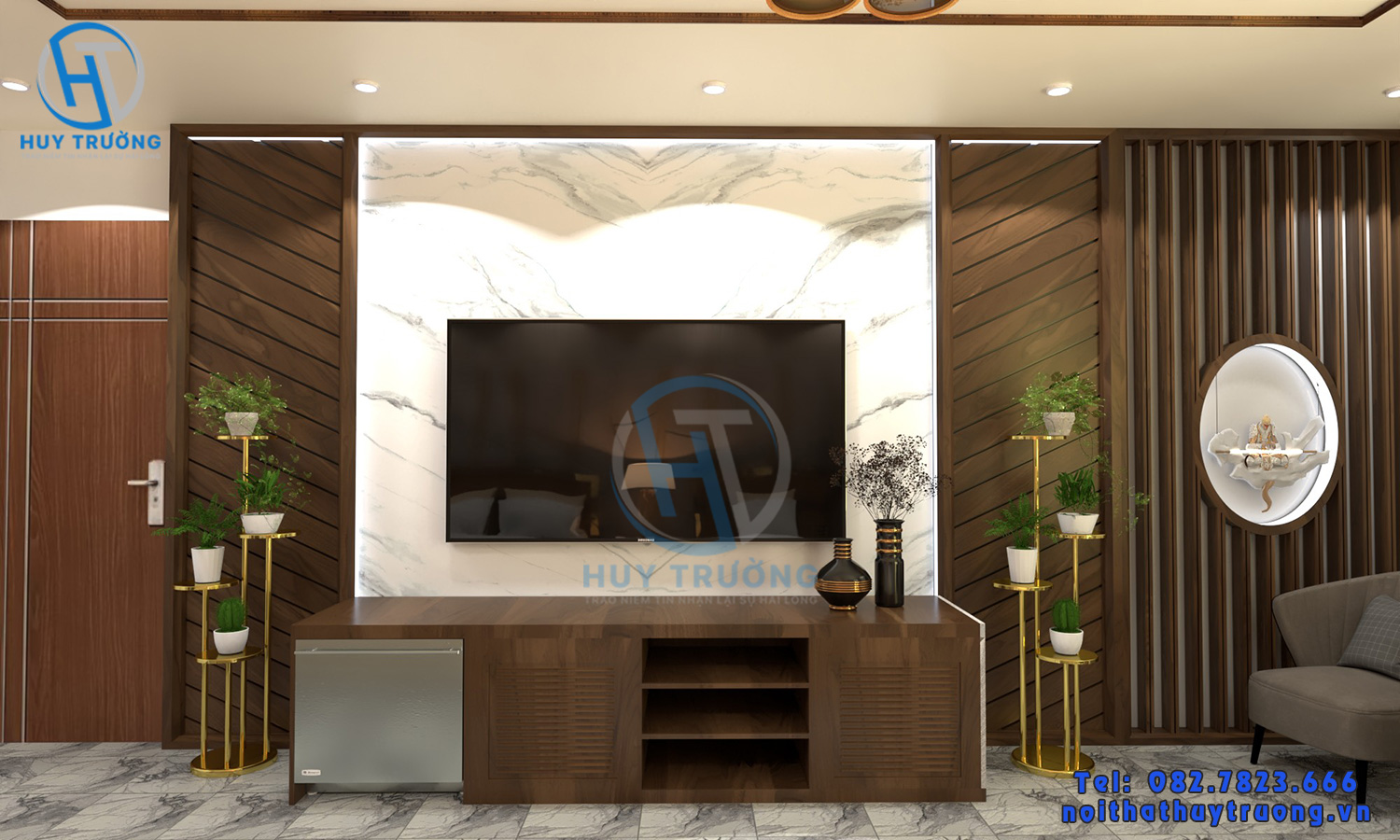 Ấn tượng mẫu thiết kế nội thất khách sạn Quang Lưu - Lạng Sơn cực sang