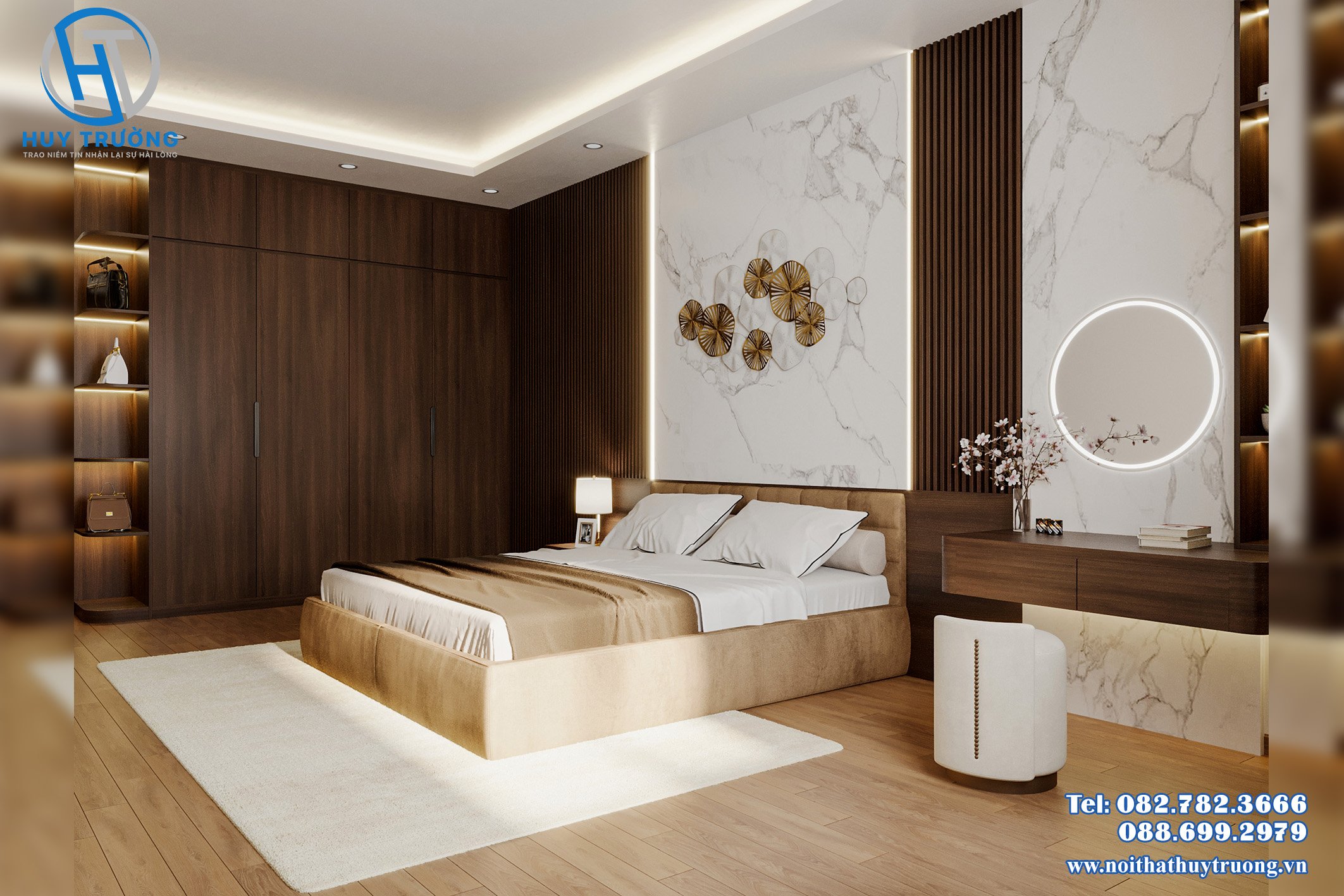 Tổng hợp 15 mẫu nội thất phòng ngủ đẹp cho vợ chồng trẻ  Xây Dựng Song Phát