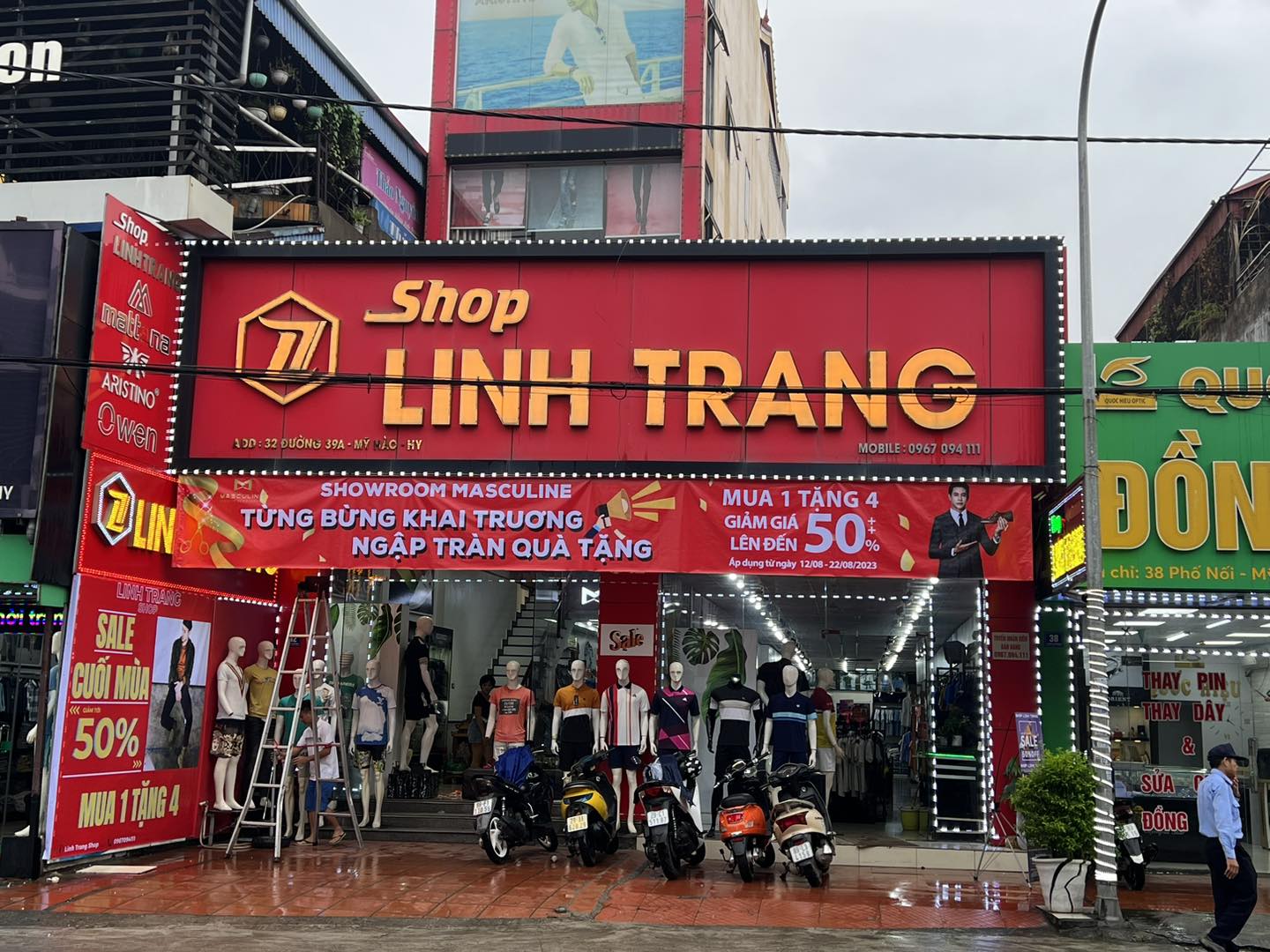 Khai trương showroom Masculine - Linh Trang Shop