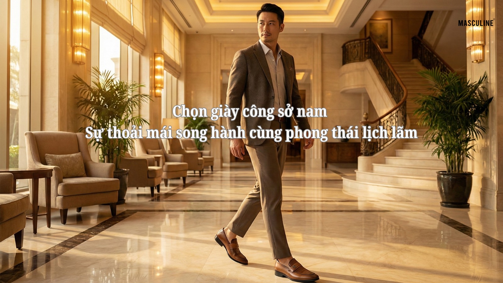 CHỌN GIÀY CÔNG SỞ NAM: SỰ THOẢI MÁI SONG HÀNH CÙNG PHONG THÁI LỊCH LÃM