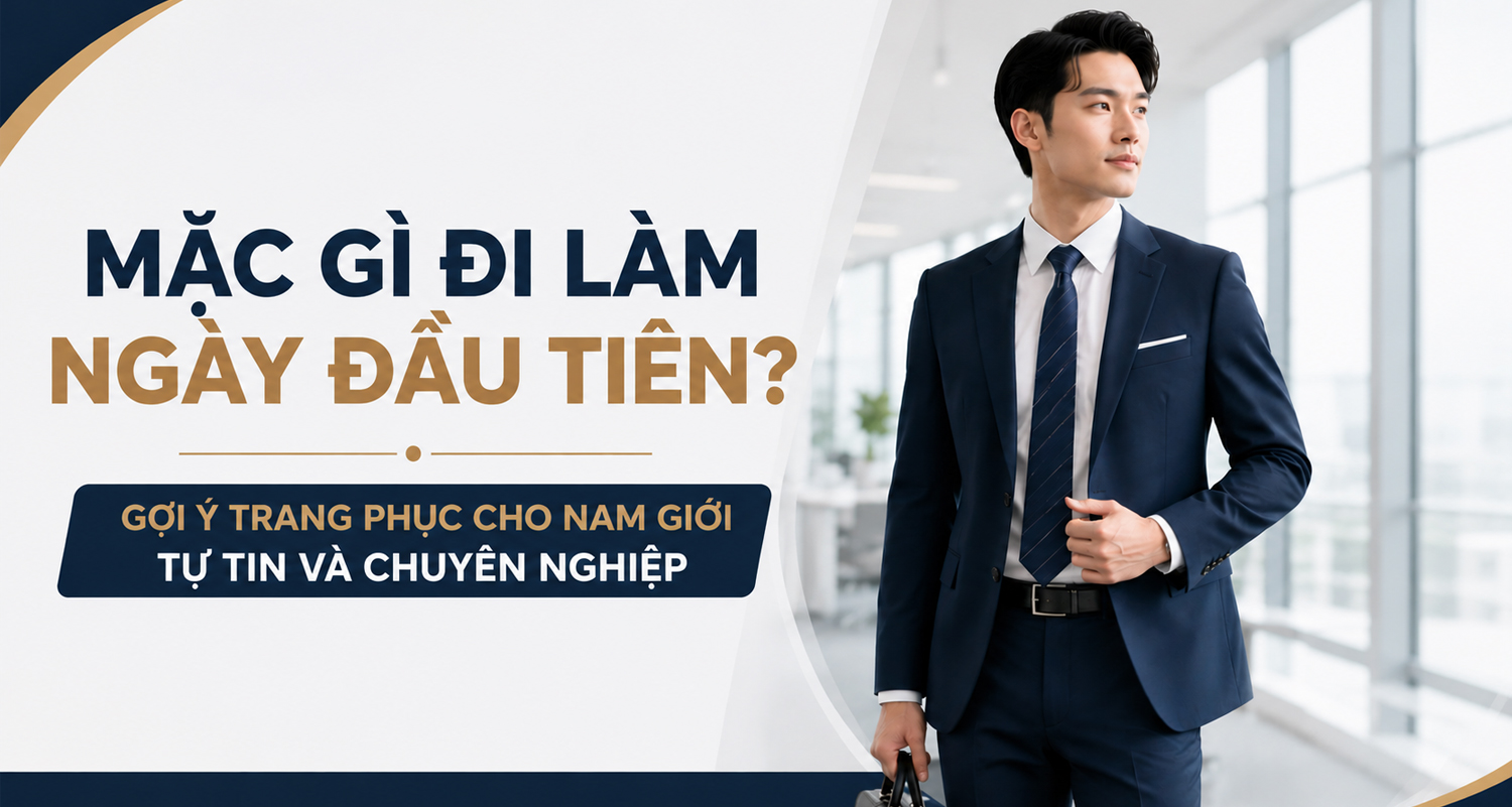 Mặc gì đi làm ngày đầu tiên? Gợi ý trang phục cho nam giới tự tin và chuyên nghiệp