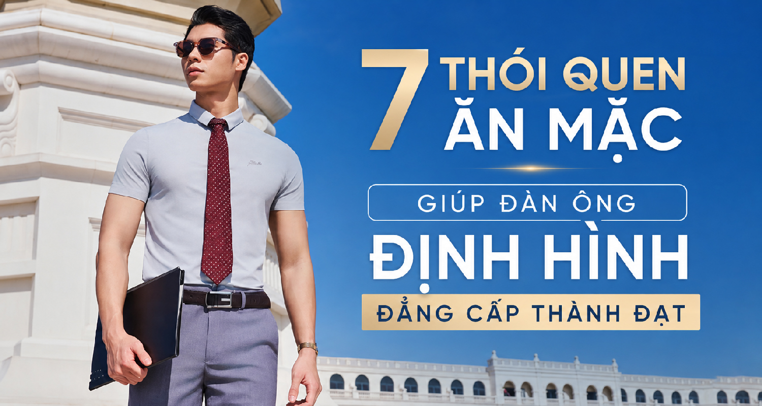 7 Thói quen ăn mặc giúp đàn ông định hình đẳng cấp thành đạt