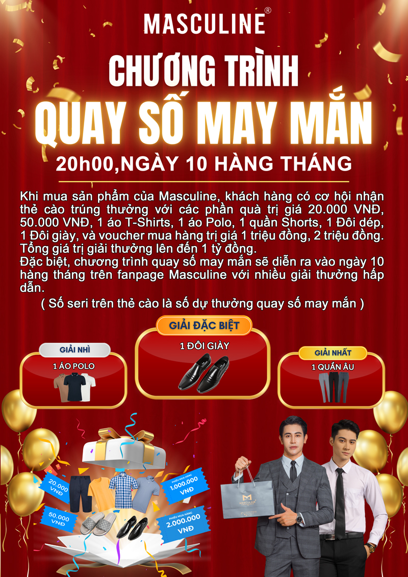 MASCULINE TRI ÂN KHÁCH HÀNG LÊN TỚI 1TỈ ĐỒNG