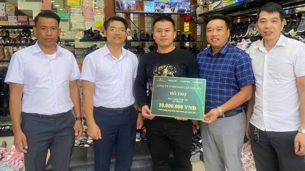 MAY CAO NGUYỄN – ĐỒNG HÀNH CÙNG NHÀ PHÂN PHỐI, ĐẠI LÝ CHỊU THIỆT HẠI DO BÃO LŨ