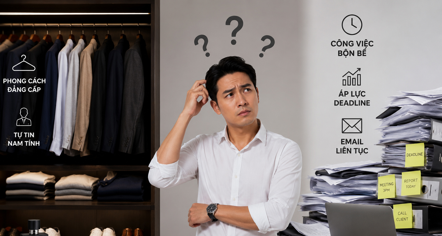 CÁCH PHỐI ĐỒ CÔNG SỞ NAM CHO NGƯỜI BẬN RỘN