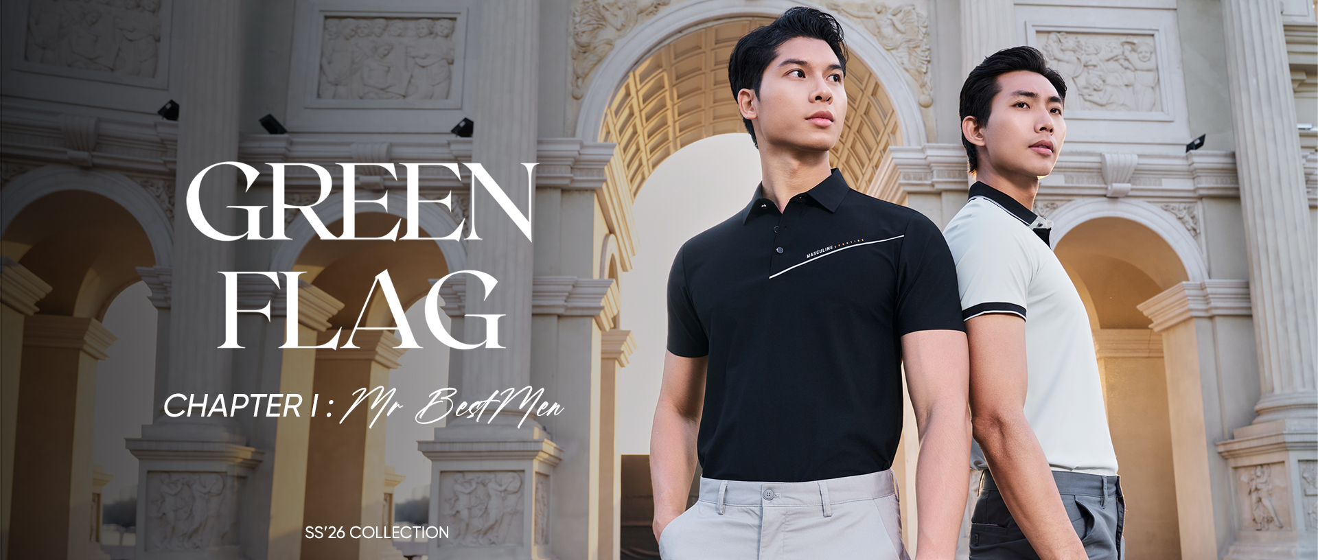 Áo Phông Nam Cao Cấp Masculine - Đắng cấp phái mạnh