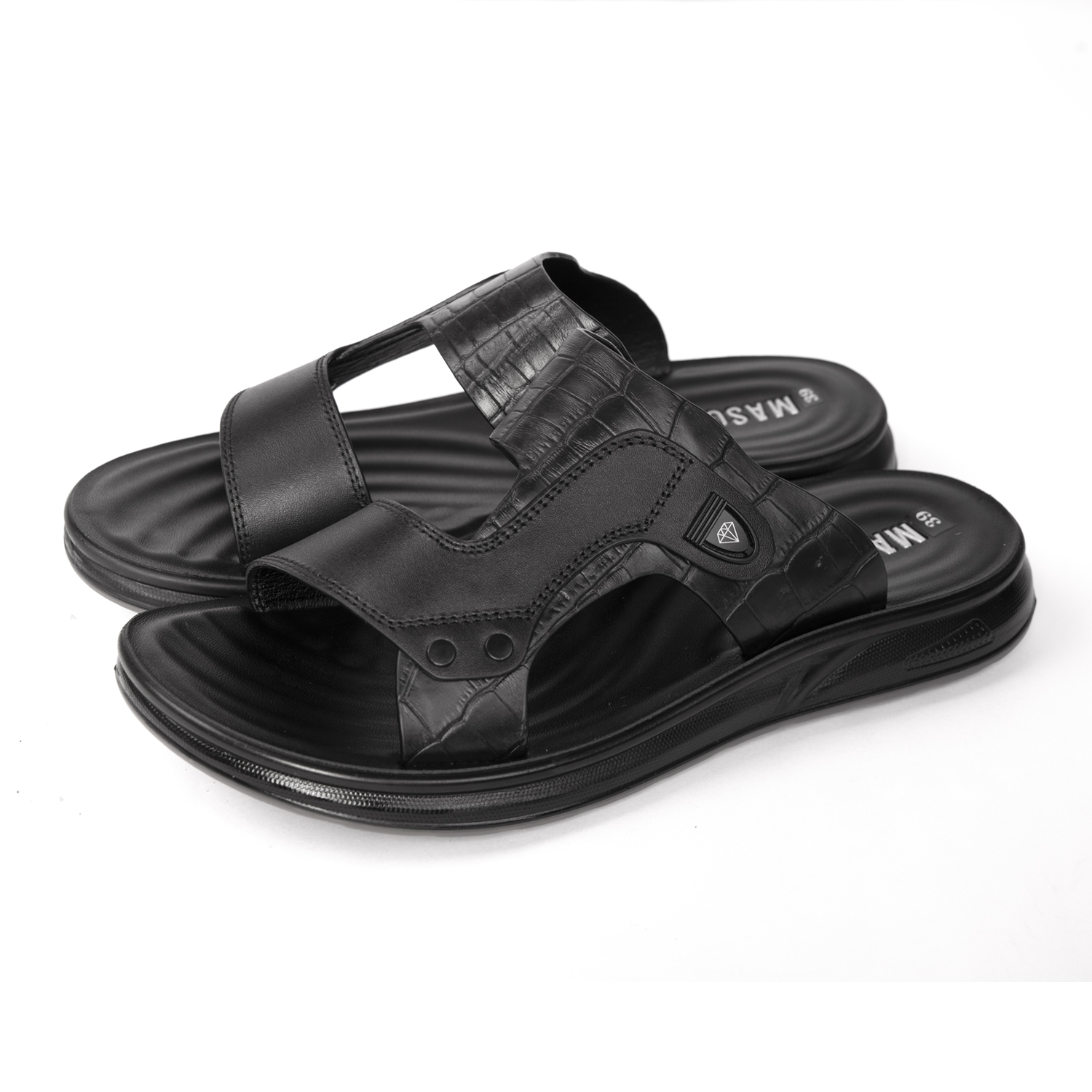 Dép Da Nam Trung Tuổi Masculine MDL601