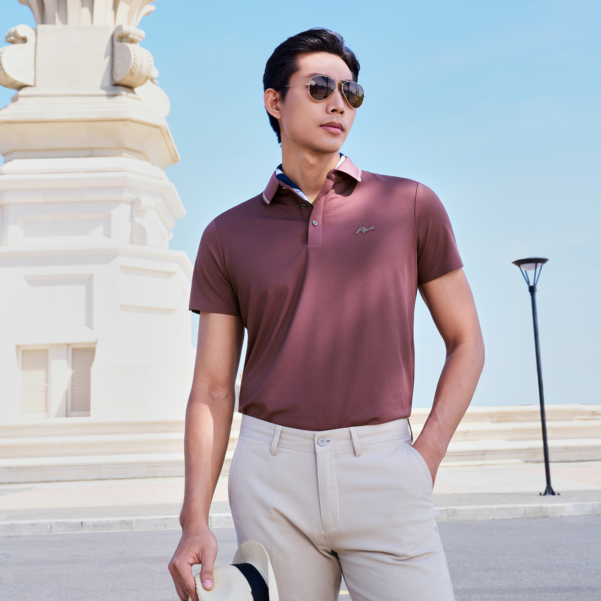 Áo Polo Nam Tơ Tằm Masculine Regularfit APL602