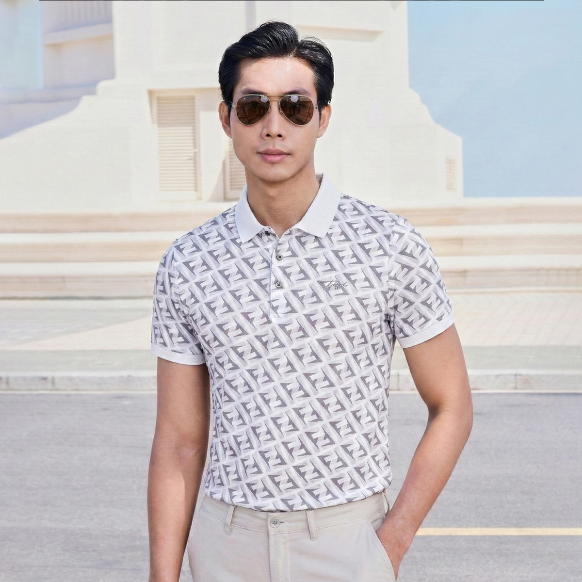 Áo Polo Nam Tơ Tằm Masculine Slimfit APL609