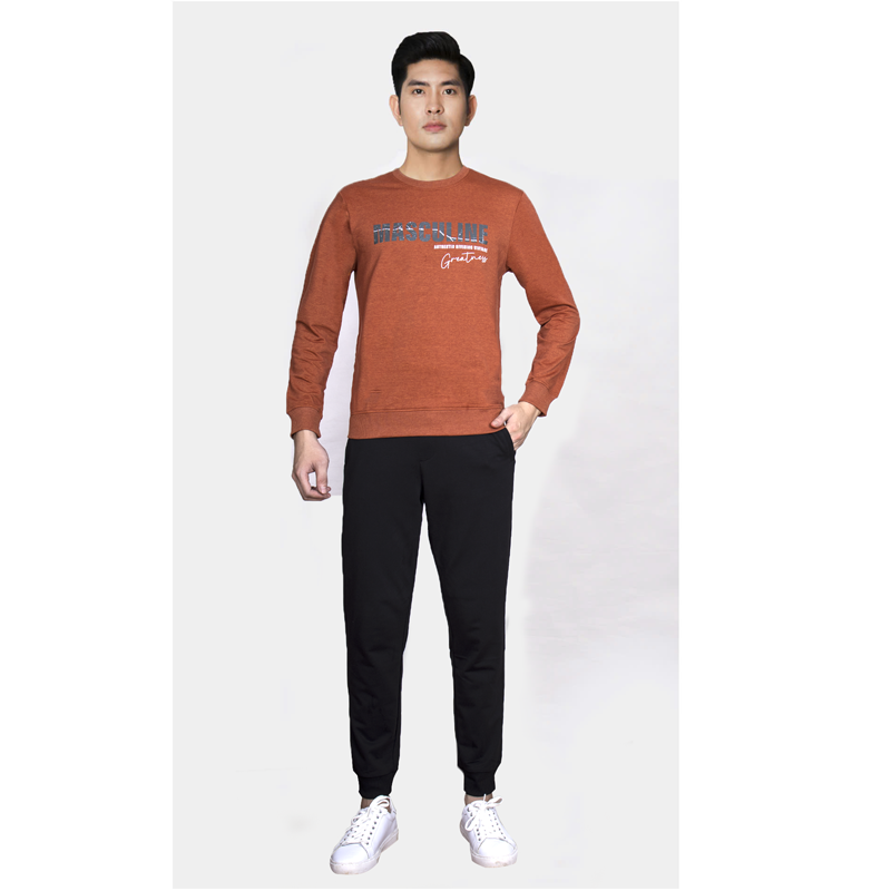 Bộ Nỉ Thu Đông Nam Masculine Cotton Regular Fit MBT05