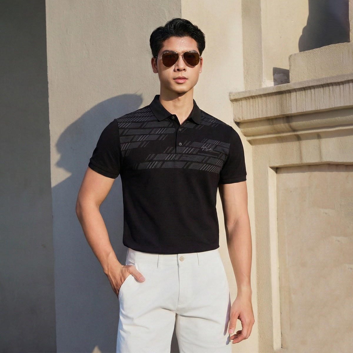 Áo Polo Nam Tơ Tằm Masculine Regularfit APL604