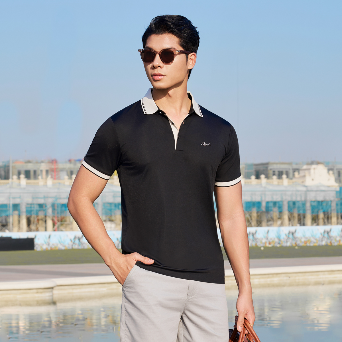 Áo Polo Nam Tơ Tằm Masculine Regularfit APL615