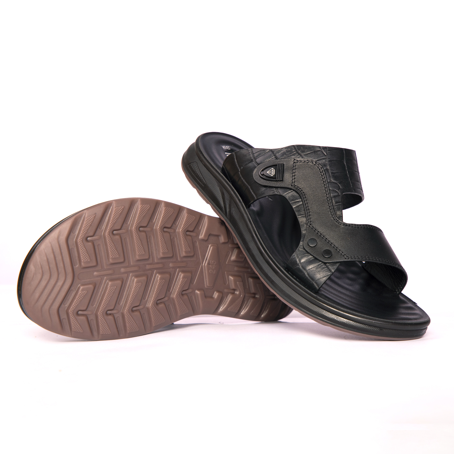 Dép Da Nam Trung Tuổi Masculine MDL601