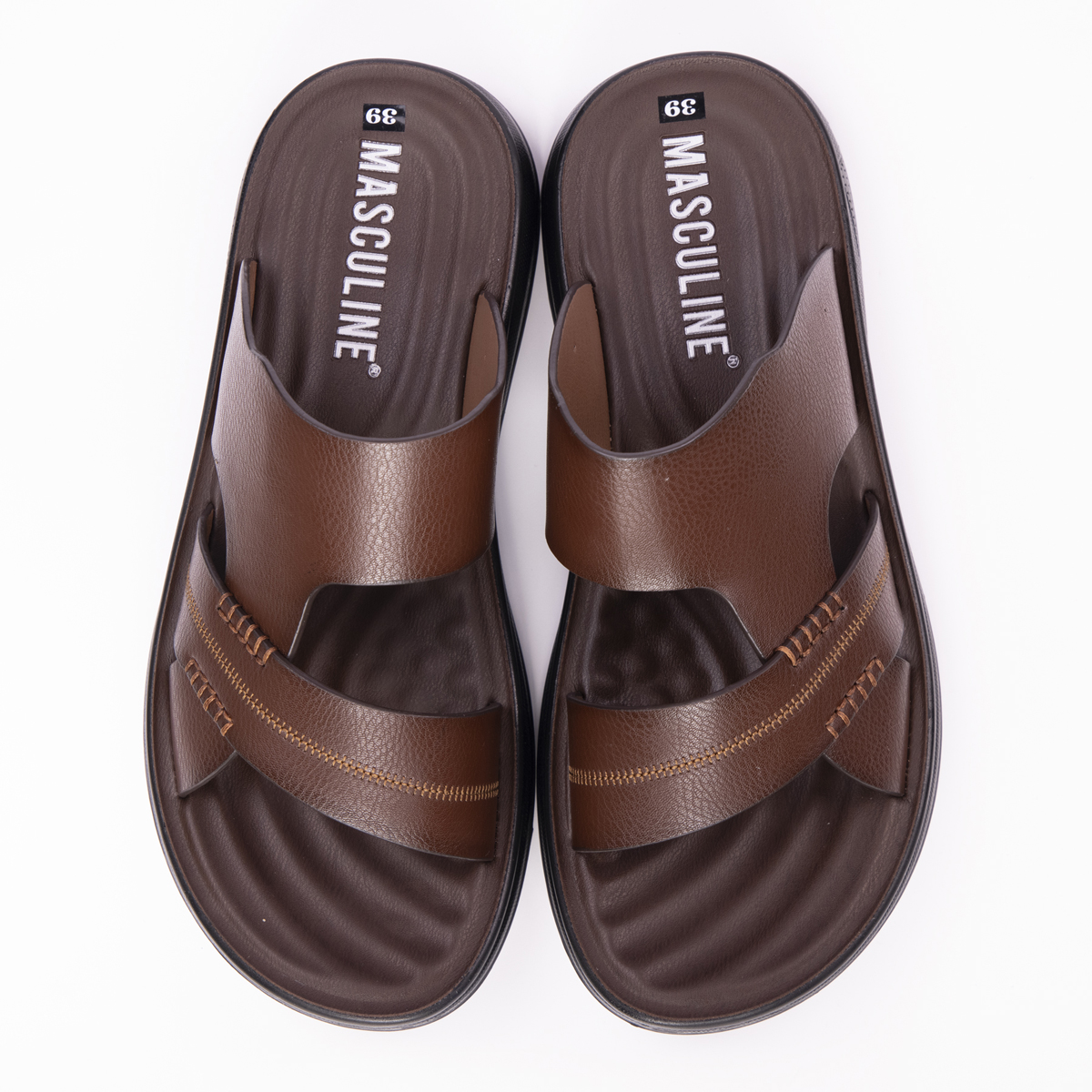 Dép Da Nam Trung Tuổi Masculine MDL600