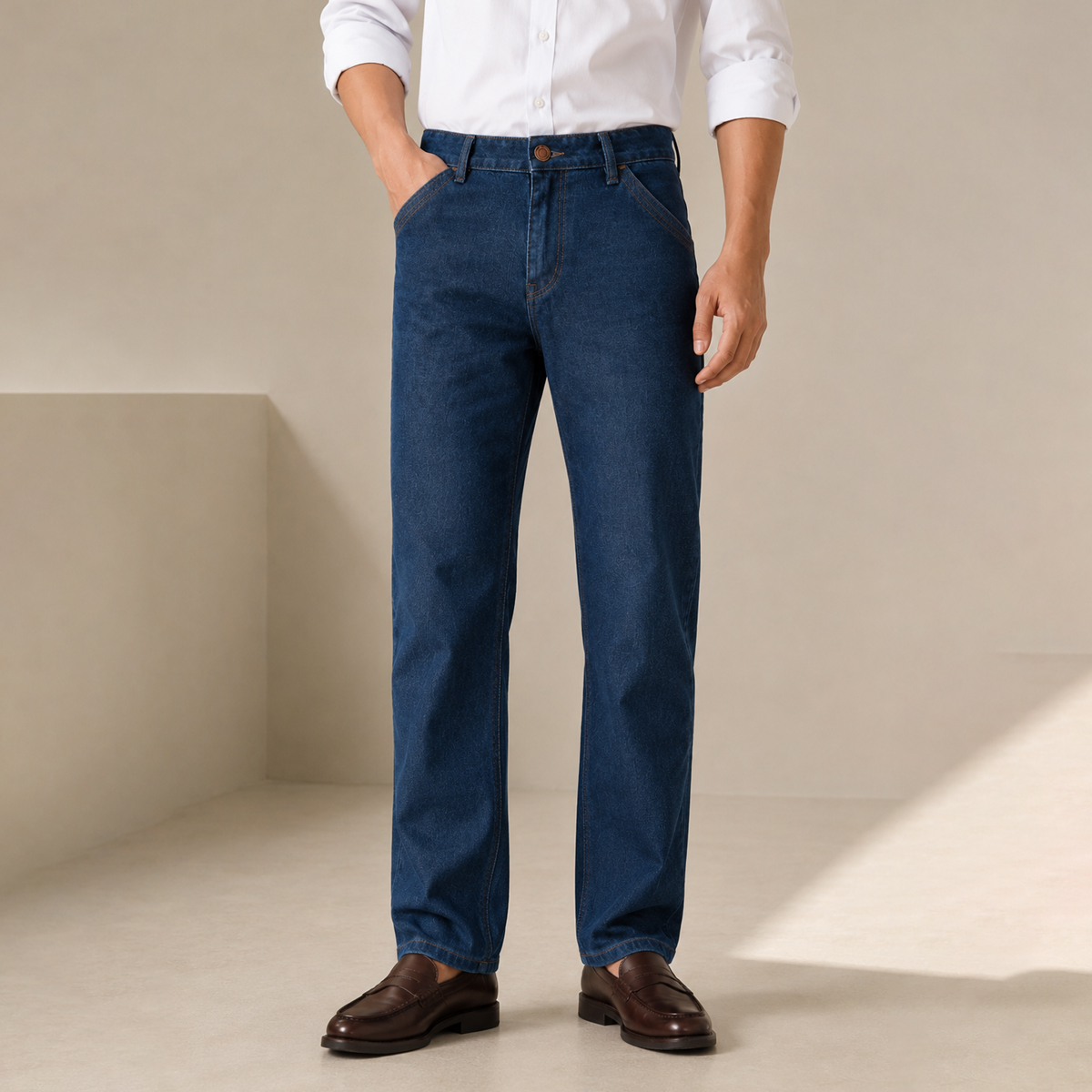 Quần Jeans Nam Masculine Regular MJRC60