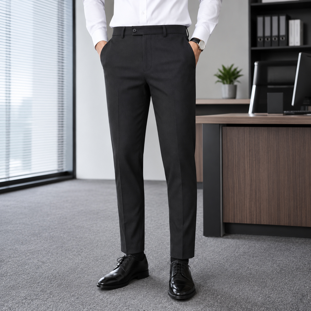 Quần Âu Nam Masculine Taperedfit MTP6D