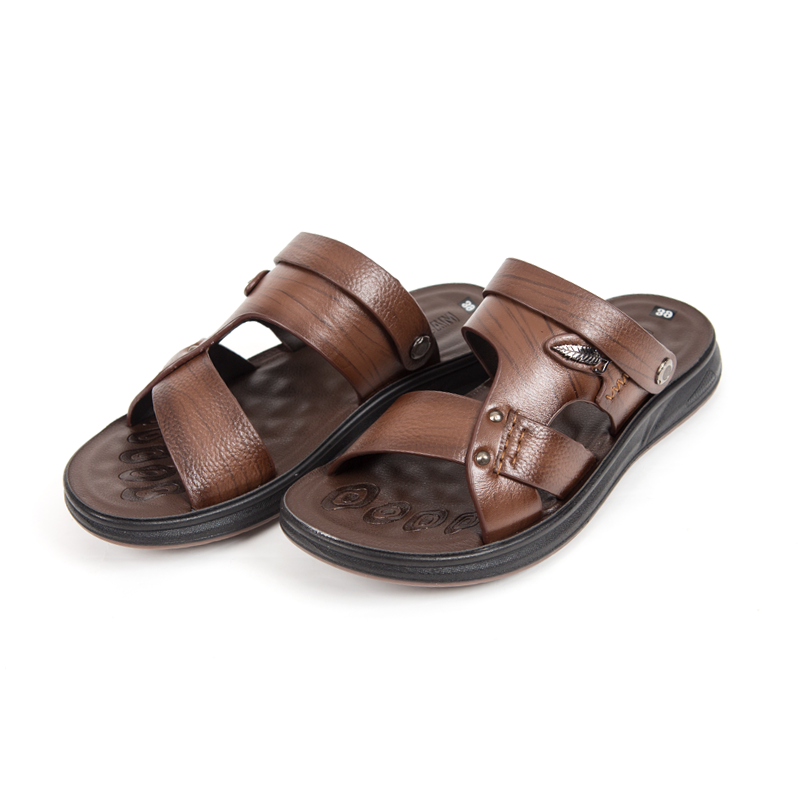Dép Da Nam Trung Tuổi Masculine DH24.2