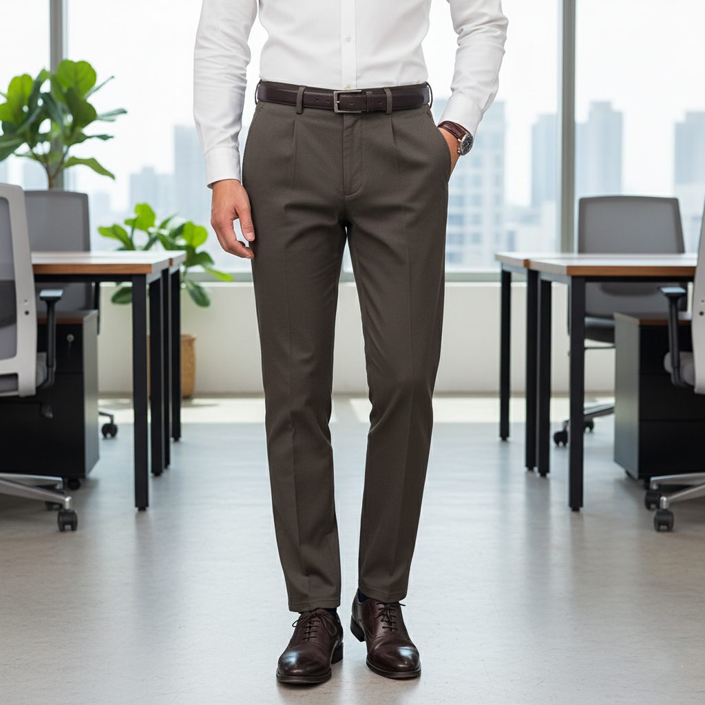 Quần Kaki Nam Có Ly Masculine Regular KL23.2