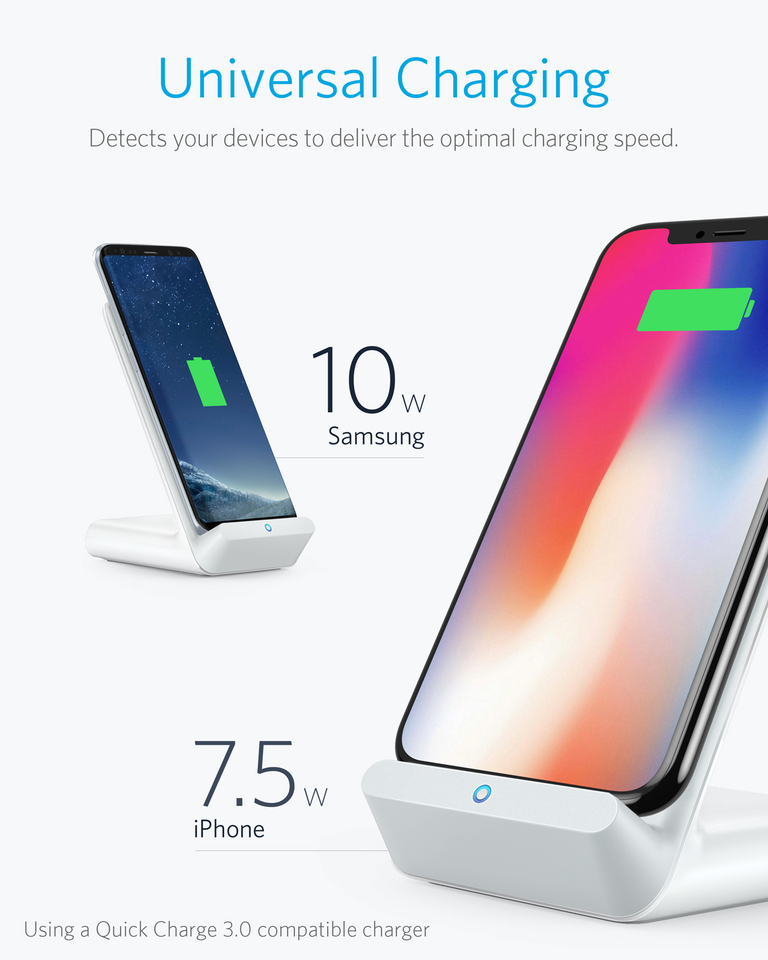 BỘ SẠC NHANH KHÔNG DÂY ANKER POWERWAVE STAND