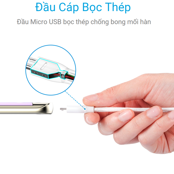 PowerLine+ Micro USB Braided (6ft/1.8m) - A8143 PowerLine+ Micro USB Braided (6ft/1.8m) - A8143