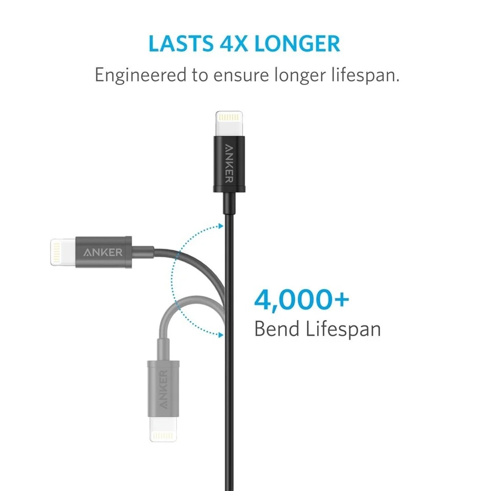 CÁP ANKER MFI USB TO LIGHTNING DÀI