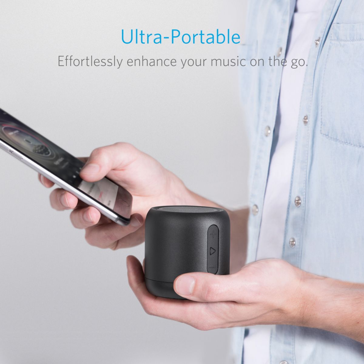 Anker Soundcore Mini 3 Bluetooth Speaker, BassUp and PartyCast Black
