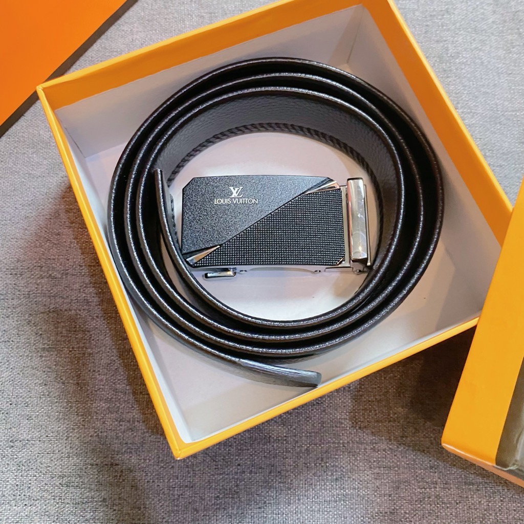 Nịt da LOUIS VUITTON - Đen