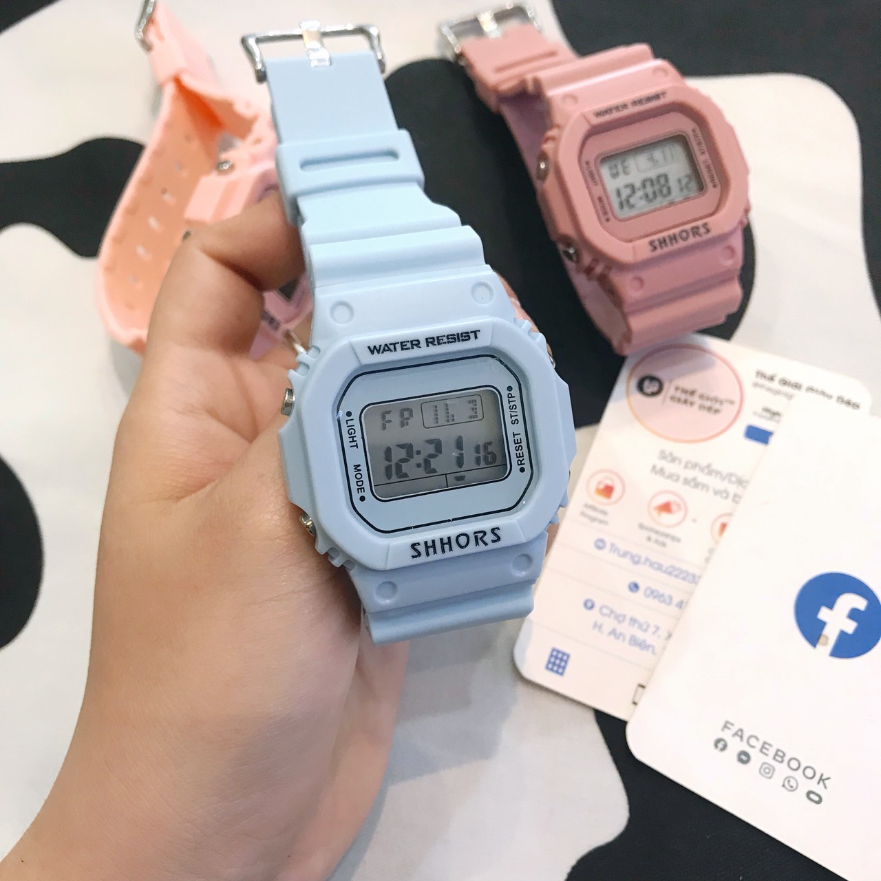 Casio điện tử mặt vuông