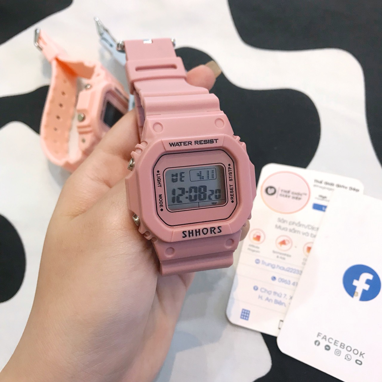 Casio điện tử mặt vuông