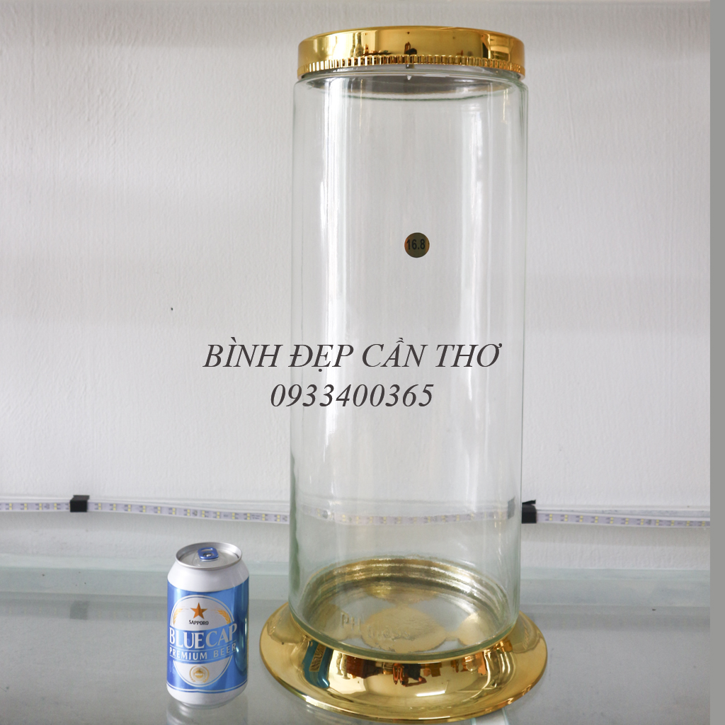 Bình thủy tinh 16,8 lít ngâm rượu sâm Phú Hòa Việt Nam