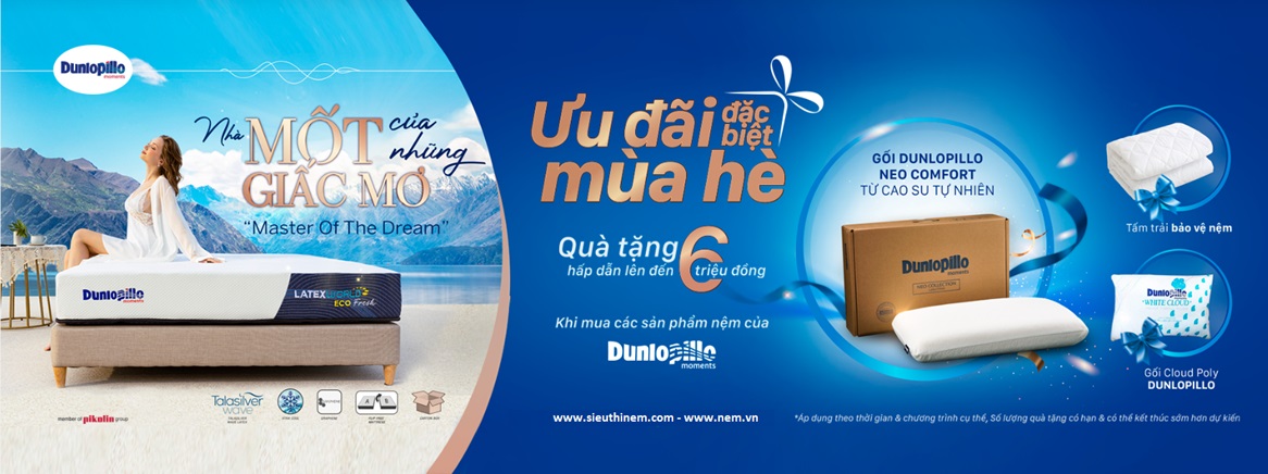 Bảng Giá & Khuyến Mãi Nệm Dunlopillo