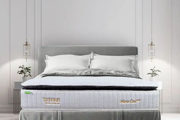 Nệm lò xo Tatana êm ái, thoáng khí, phù hợp cho gia đình Việt