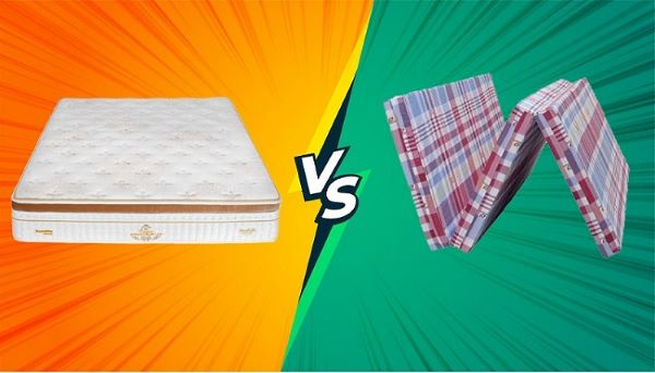 So sánh đệm lò xo và nệm bông ép​​ hỗ trợ sức khỏe
