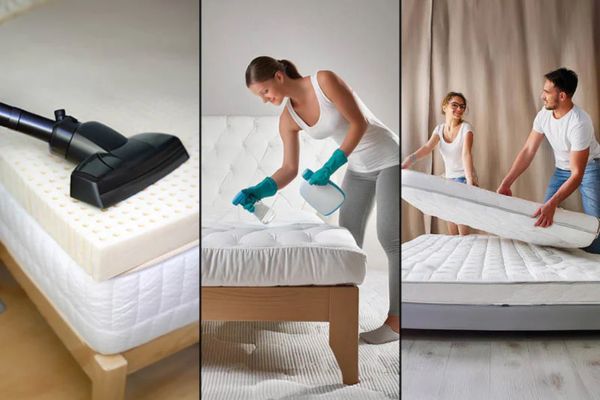Hướng dẫn vệ sinh nệm cao su tại nhà không bị xẹp hay biến dạng
