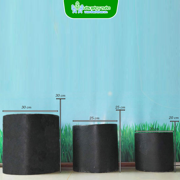 Chậu Đá Mài Trụ Tròn