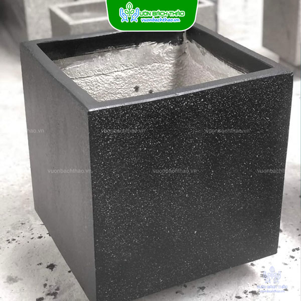 Chậu Đá Mài Vuông Trồng Cây