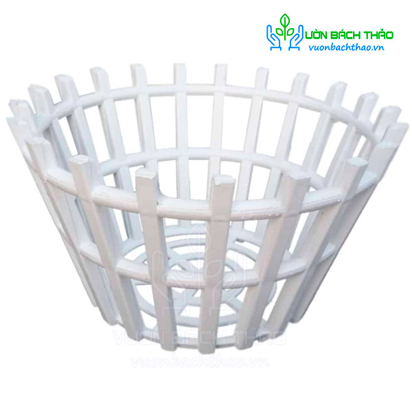 Chậu Nhựa Giả Gỗ Trồng Cây Phong Lan