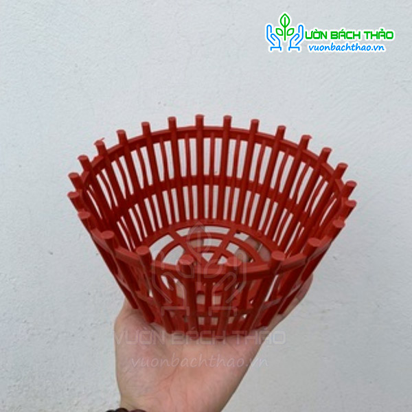 Chậu Nhựa Giả Gỗ Trồng Cây Phong Lan