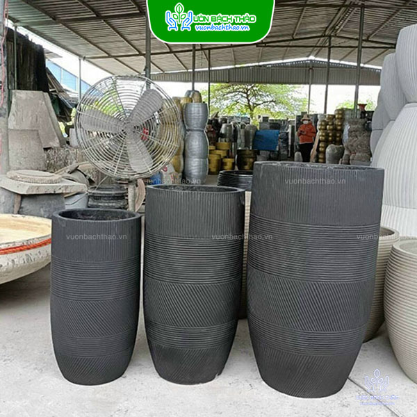 Chậu Xi Măng Đầu Đạn Chỉ Rối