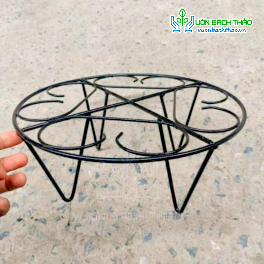 Đôn Sắt, Đế Sắt Tròn Kê Chậu Cây Nặng