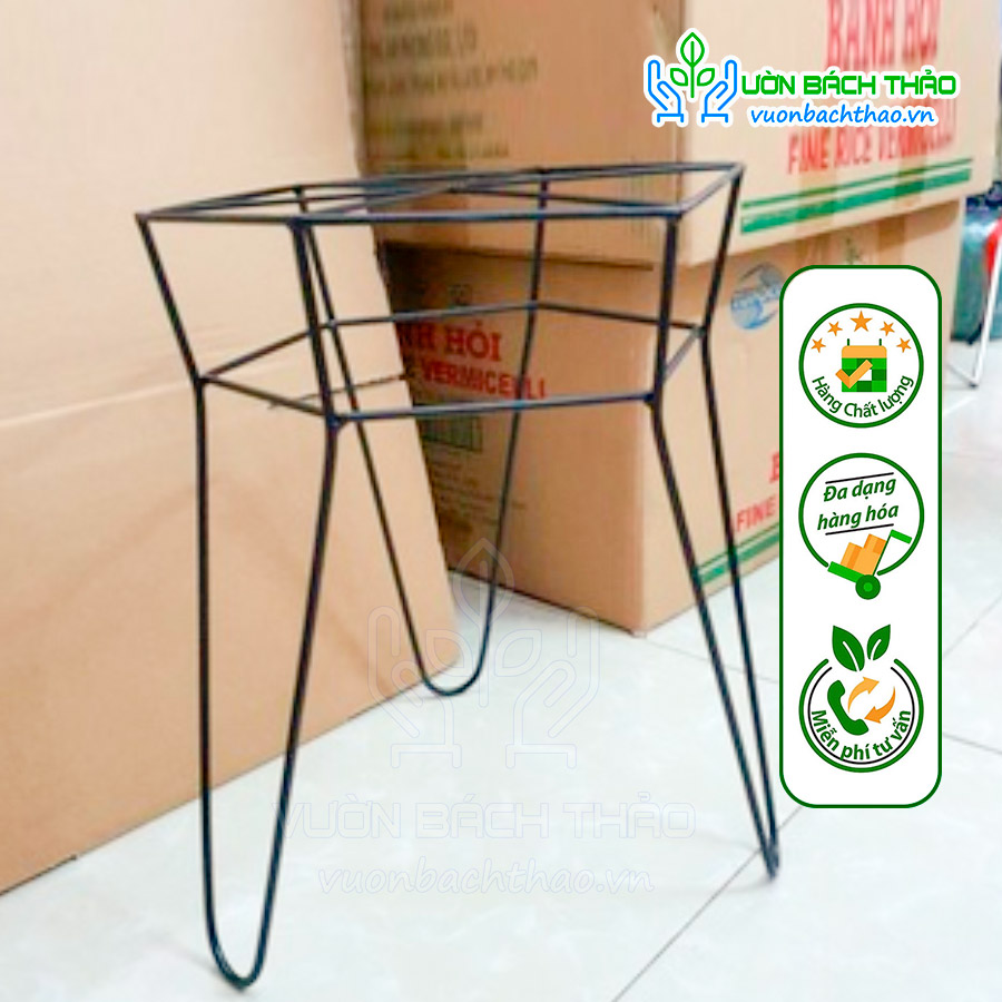 Đôn Sắt,Chân Sắt Kê Chậu 28x36cm