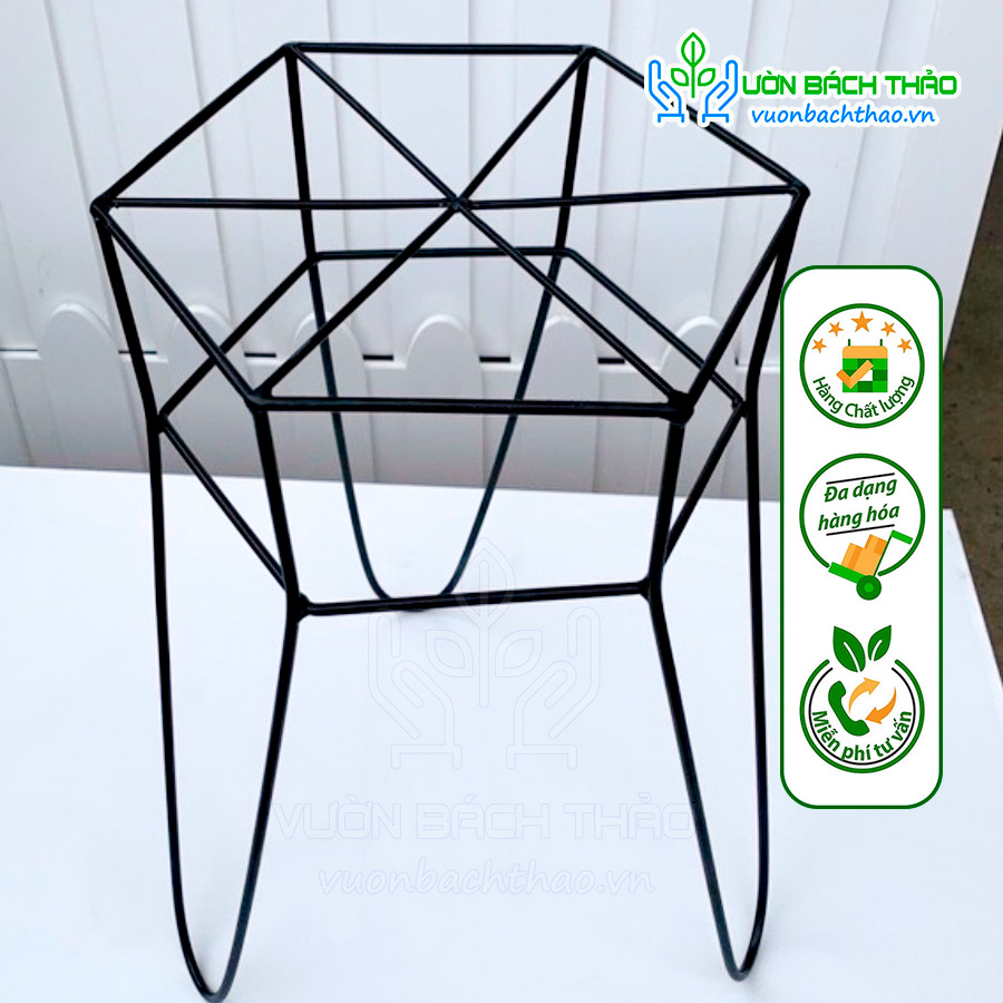 Đôn Sắt,Chân Sắt Kê Chậu 28x36cm