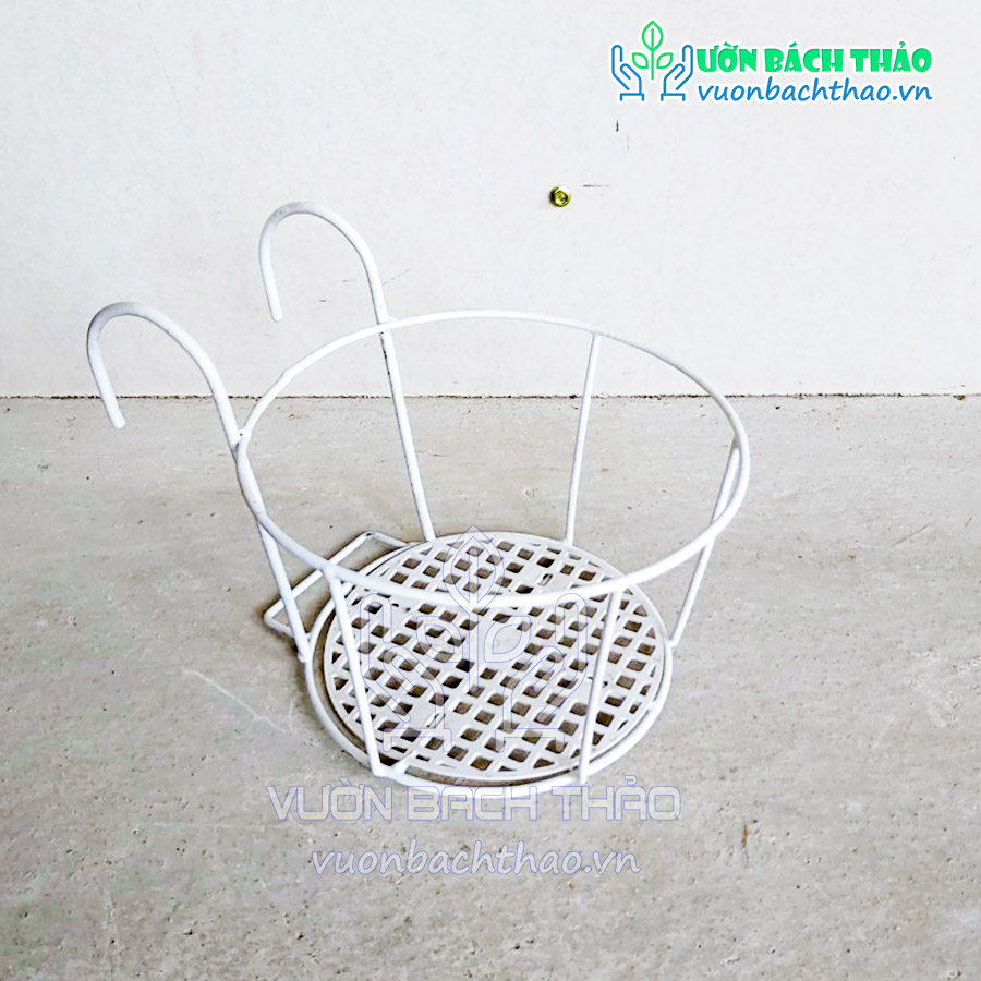 Giá Sắt Tròn Treo Chậu Cây Ban Công, Lan Can