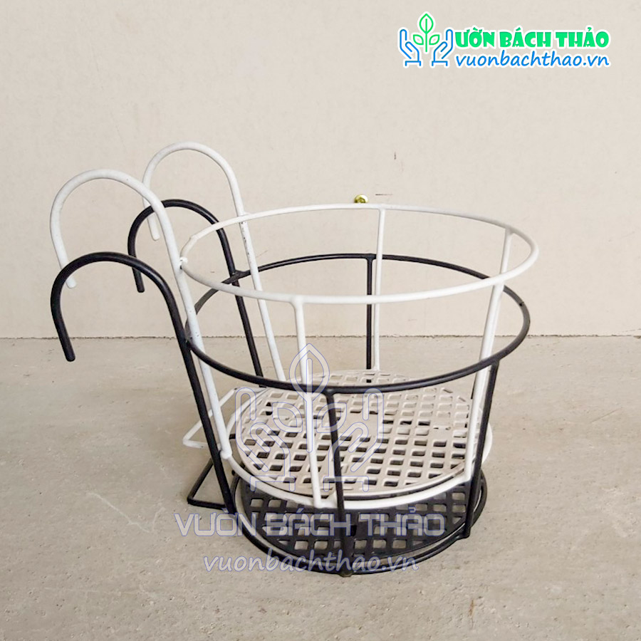 Giá Sắt Tròn Treo Chậu Cây Ban Công, Lan Can