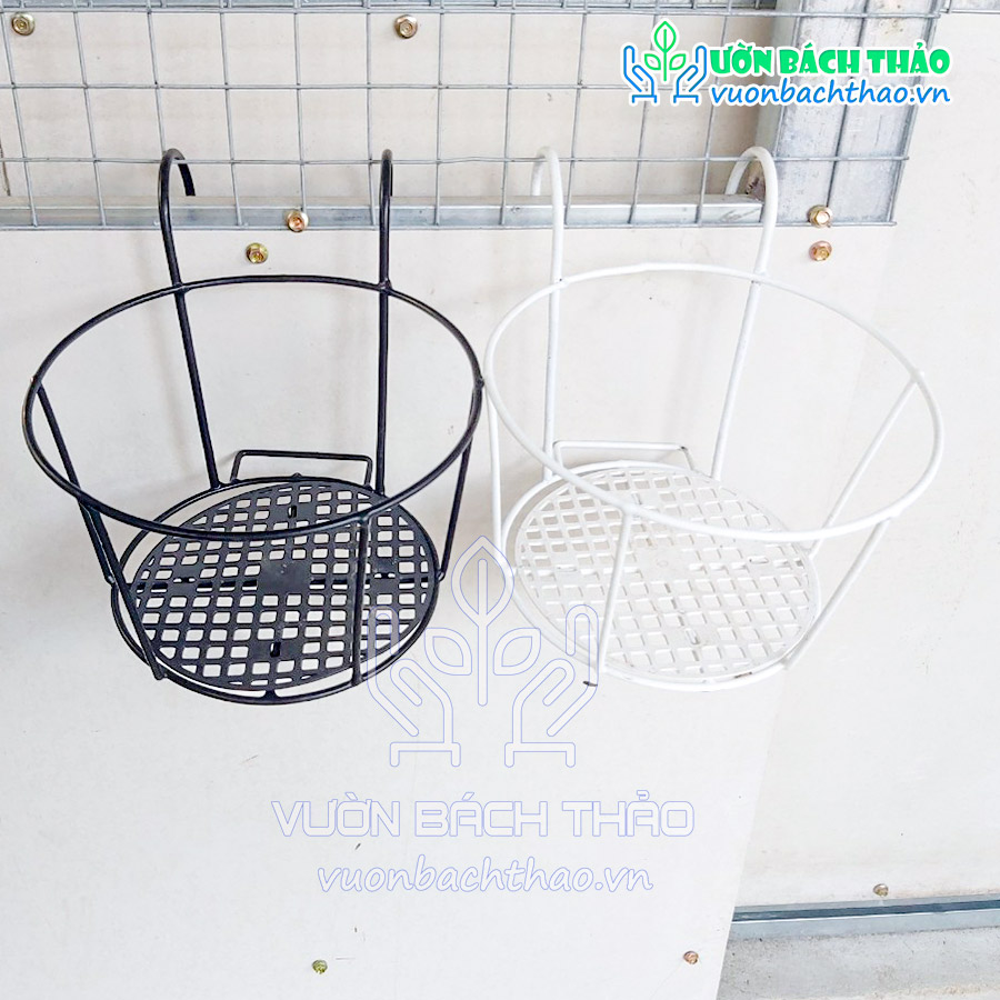 Giá Sắt Tròn Treo Chậu Cây Ban Công, Lan Can