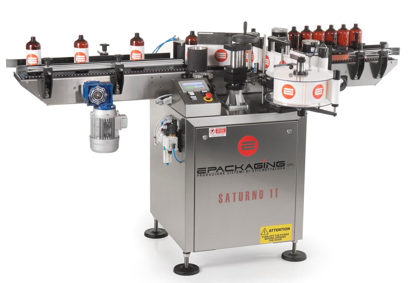 Máy Dán Nhãn Chai Tròn Epackaging - Italia