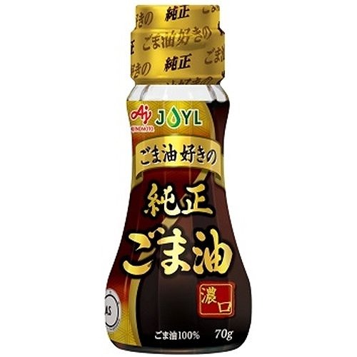 Dầu mè đen Ajinomoto nguyên chất chai 70g (mẫu mới) Konni39 Phú Hòa