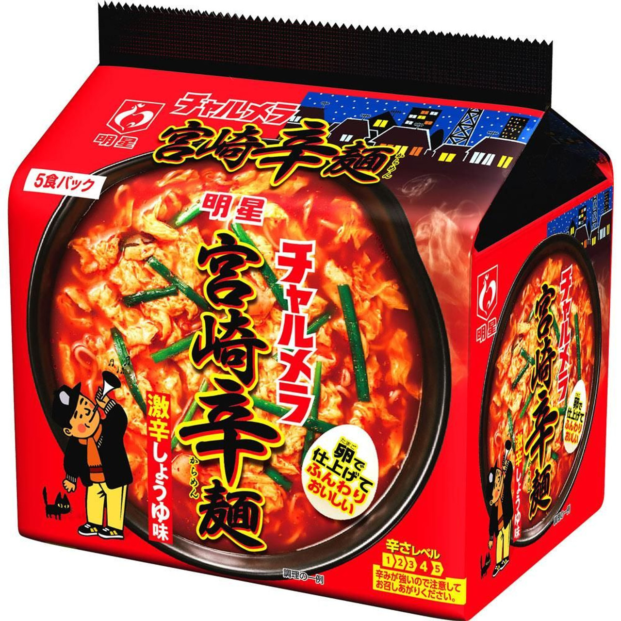 Mì Cay Charumera Myojo 480g (96g x 5 Gói) Konni39 Phú Hòa