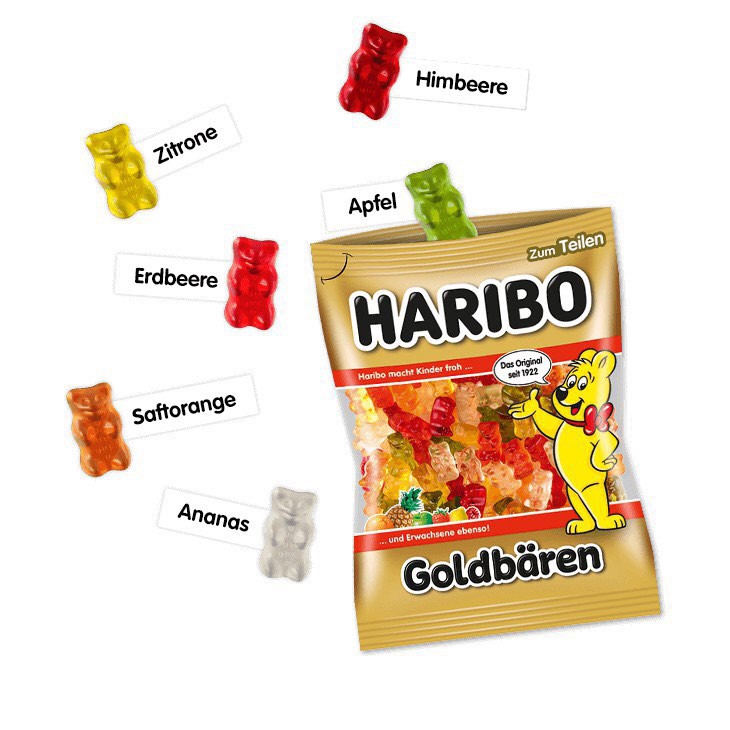 Kẹo dẻo Haribo Goldbaren 100g Konni39 Phú Hòa