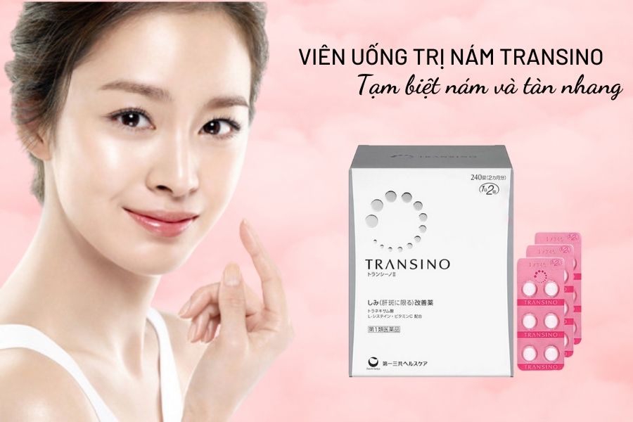 Viên uống trắng da Transino của Nhật đem đến công dụng tuyệt vời cho làn da